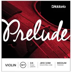 Comparateur de prix : Daddario J810 Prelude Violin 3/4 Medium Jeu De Cordes Pour Violon