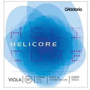 Comparateur de prix : D'Addario D'addario H410 Ll - Jeu De Cordes Alto Helicore, Long Scale, Light