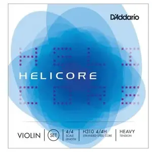 Comparateur de prix : D'Addario H310 4/4H - Jeu de cordes violon Helicore, manche 4/4, Heavy