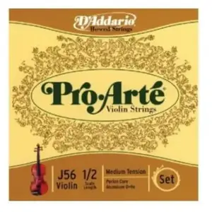 Comparateur de prix : D'Addario And Co 1/2 Pro Arte Violon Jeu De Cordes Medium/re File Cordes violon