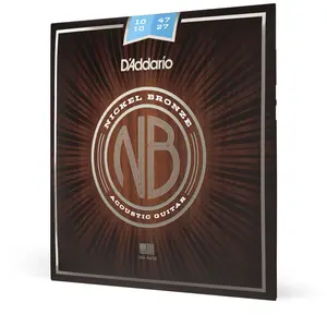Comparateur de prix : D'Addario NB1047-12 nickel bronze, 12 cordes Light, 10-47 - jeu guitare acoustique