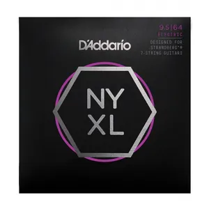 D'Addario NYXL09564SB, filet nickel, 7 cordes Strandberg, Super Light Plus, 095-64 pas cher