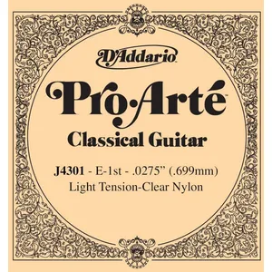 D'Addario Pro-Arte J4301, Light, première corde - Corde au détail nylo...