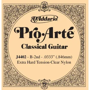 Comparateur de prix : Corde au détail guitare classique D'Addario Pro-Arte - SI - J4402
