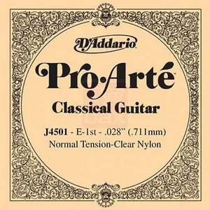 Comparateur de prix : Daddario D'Addario J4501 - Corde au détail Pro-Arte Mi aigu guitare classique