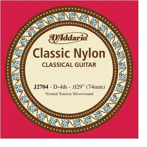 Comparateur de prix : Daddario Corde au détail pour guitare classique Ré 029 Tirant normal - J27N04