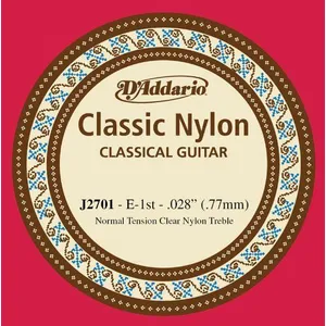 Comparateur de prix : D'Addario D'addario J27n01 - Corde Au Détail Mi 028 Guitare Classique