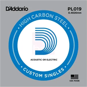 Comparateur de prix : D'addario PL019 - Corde au détail 019 guitare électrique - Acier plein