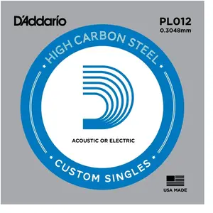 Comparateur de prix : D'addario PL012 - Corde au détail 012 guitare électrique - Acier plein