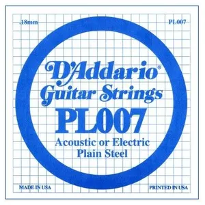 Comparateur de prix : D'addario PL007 - Corde au détail 007 guitare électrique - Acier plein