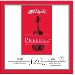 Comparateur de prix : D'Addario J1011 1/2M - Corde seule (La) violoncelle Prelude, manche 1/2, Medium