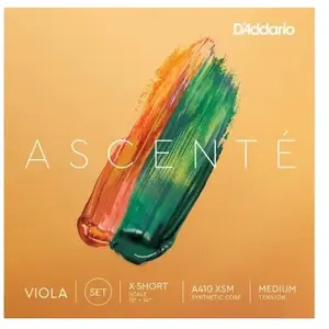 D'Addario And Co Jeu Ascente Diapason ULTRA-court Medium Cordes alto