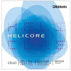 Comparateur de prix : D'ADDARIO HELICORE VIOLONCELLE 4/4 CORDE DE RE MEDIUM/FILE TITANE