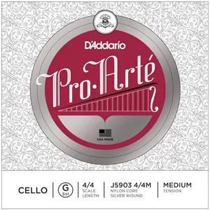 Comparateur de prix : D'Addario J5903 4/4M - Corde seule (Sol) violoncelle Pro-Arte, manche 4/4, Medium