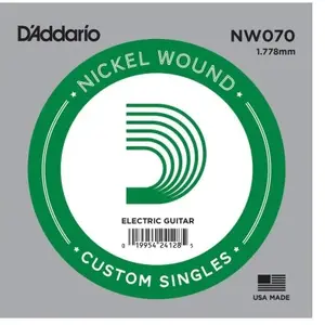 Daddario D'Addario And Co NW070 Nickel Wound 70 Cordes électrique à l'unité