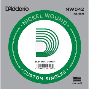 Comparateur de prix : D'Addario DADDARIO NW042 Jeu de cordes pour guitare électrique en nickel - 042