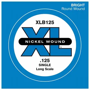 Corde au détail basse électrique D'addario XL Nickel Long 125 - XLB125