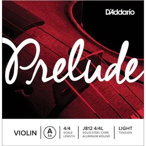 Comparateur de prix : D'Addario J812 4/4L - Corde seule (la) violon 4/4 Prelude, Light