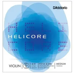 Comparateur de prix : Daddario H314 4/4M - Corde seule (Sol) violon Helicore, manche 4/4, Medium