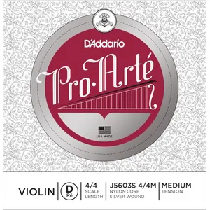Comparateur de prix : Daddario D'Addario Pro-Arte Corde de Ré à tirant moyen pour violon Arg...
