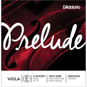 Comparateur de prix : D'Addario J914 XSM - Corde seule (Do) alto Prelude, Extra-Short Scale, Medium