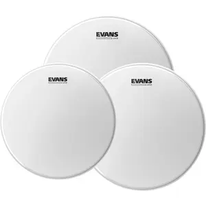 Comparateur de prix : Evans Evans Etp-Uv2-R Uv2 Coated Rock Tom Pack 10 12 16 Pouces