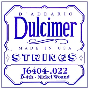 D'Addario J6404, .022 - Corde au détail nickel   Dulcimer