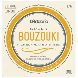 Comparateur de prix : D'Addario EJ97 - Jeu de cordes bouzouki grec