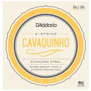 Comparateur de prix : D'Addario EJ93 - Jeu de cordes cavaquinho