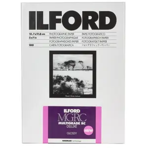 Comparateur de prix : Papier Ilford Multigrade 1M brillant 12,7x17,8cm 100 feuilles