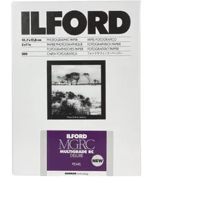 Comparateur de prix : Ilford papier Multigrade RC deluxe perlé 8,9 x 12,7 cm 100 feuilles