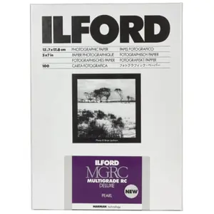 Comparateur de prix : Papier Ilford Multigrade 44M perlée 12,7x17,8cm 100 feuilles