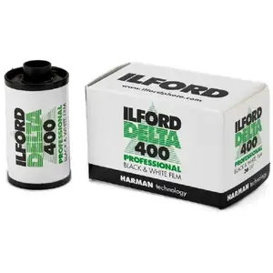 Comparateur de prix : Ilford Delta 400 Professional Film Noir et Blanc 135 / 36 1 cartouche