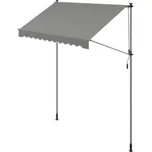 SONGMICS Store banne rétractable avec manivelle, Gris / 250L cmVendu parsongmics