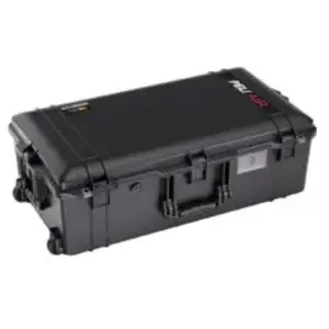 Pelicase valise air 1615 trekpak noire+ mousse à roulettes pas cher