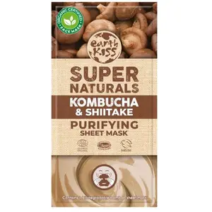 Earth Kiss Super Naturals kombucha & shitake sheet mask 16 mlVendu paramazon