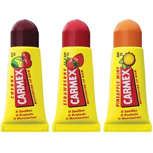 Comparateur de prix : Carmex Pack Minis Cerise + Fraise + Ananas Spf15 3x5g