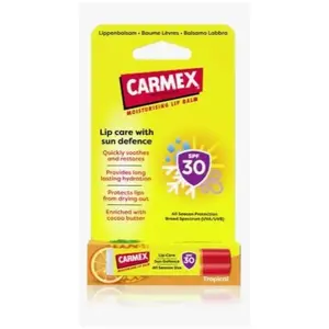 Carmex Tropical Baume à Lèvres Hydratant Spf30 4,25g