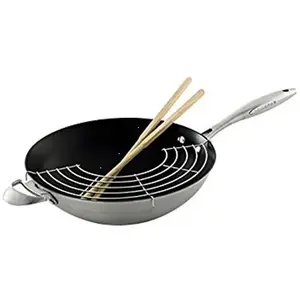Scanpan wok en aluminium 32cm - sc68303200 pas cher