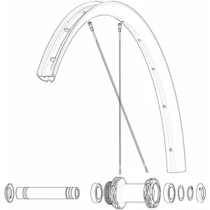 Mavic Rayons Kit 12 Front/rear Allroad 650bVendu parbikeinn
