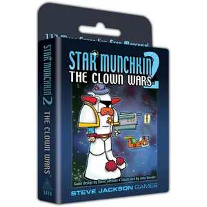Comparateur de prix : Star Munchkin 2 Clown Wars  - Steve Jackson Games Jeu de cartes  - SJG-1418 