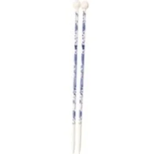 Aiguilles à tricoter bambou BLUE FLOWER 23 cm N° 4,5 à 6 - CHIAOGOO(.....