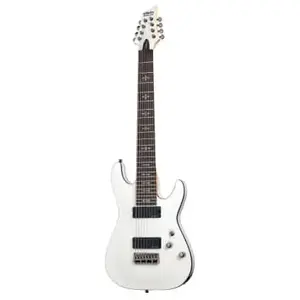 Schecter Demon 8 Vintage White