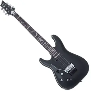 Schecter Damien 6 Platinum Fr Sustainiac Lh Satin Black
