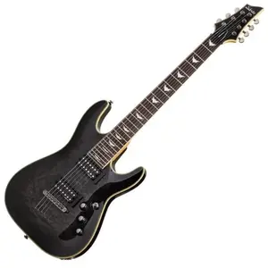 Schecter Omen Extreme-7 SeeThru Black Guitare électrique