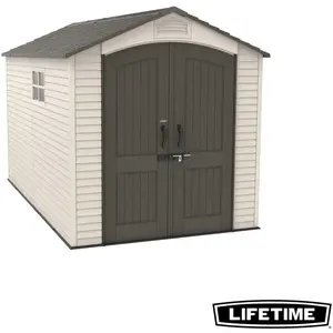 Lifetime - Abri de Jardin 7.77m2 (2,13 x 3,65 m) pehd 60282 pas cher