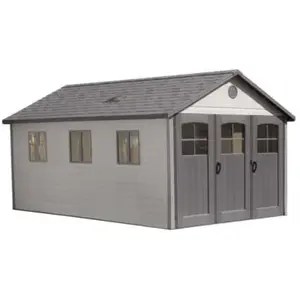 Comparateur de prix : Abri de jardin / Garage résine Lifetime 60237 double pentes 21,44m²