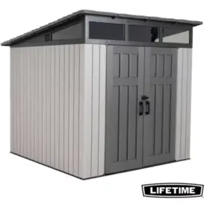 Abri de Jardin 2.54x2.54m Modern pehd Lifetime pas cher