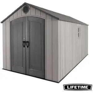 Abri de jardin résine Lifetime 60353 double pentes 11,15m² pas cher