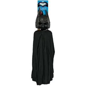 Comparateur de prix : Rubie's Déguisement Kit Cape et Masque Batman pour Adulte, Noir, Taille Unique